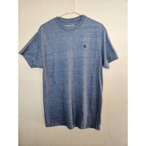 Hurley Men's Short Sleeve T-Shirt, Heather Blue, Size L